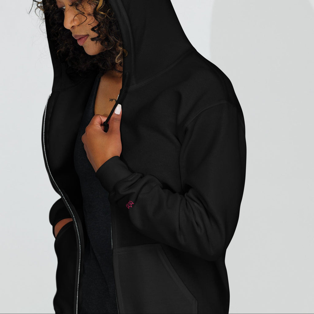 Unisex lovers zip hoodie