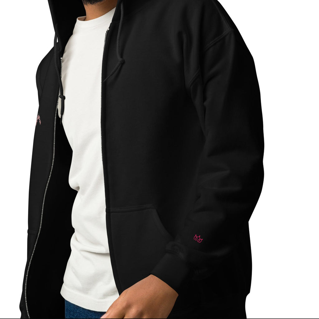 Unisex lovers zip hoodie